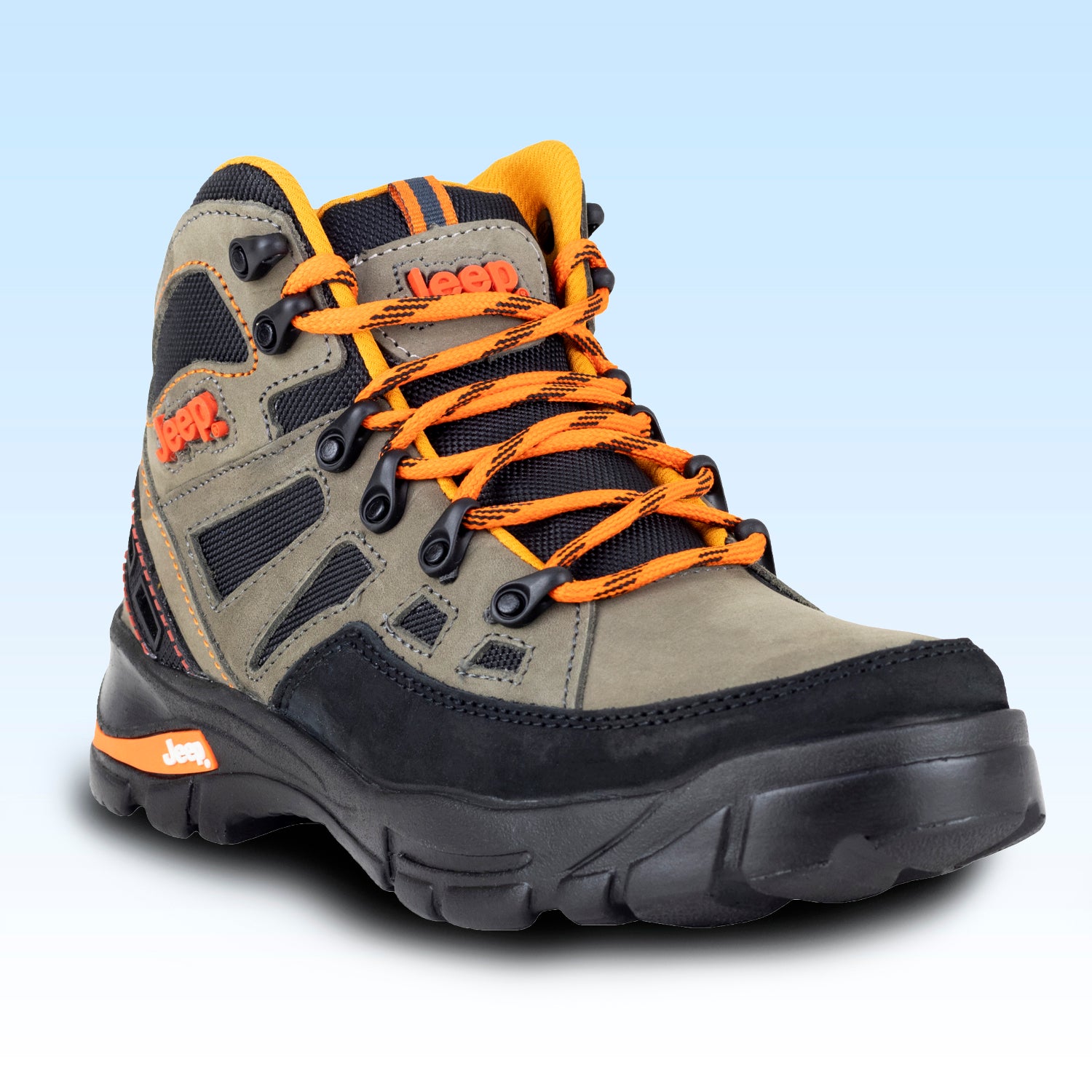 Bota Industrial Dieléctrica Tipo II + III (PP+D) Caballero Jeep Lugano 500 Gris Oxford