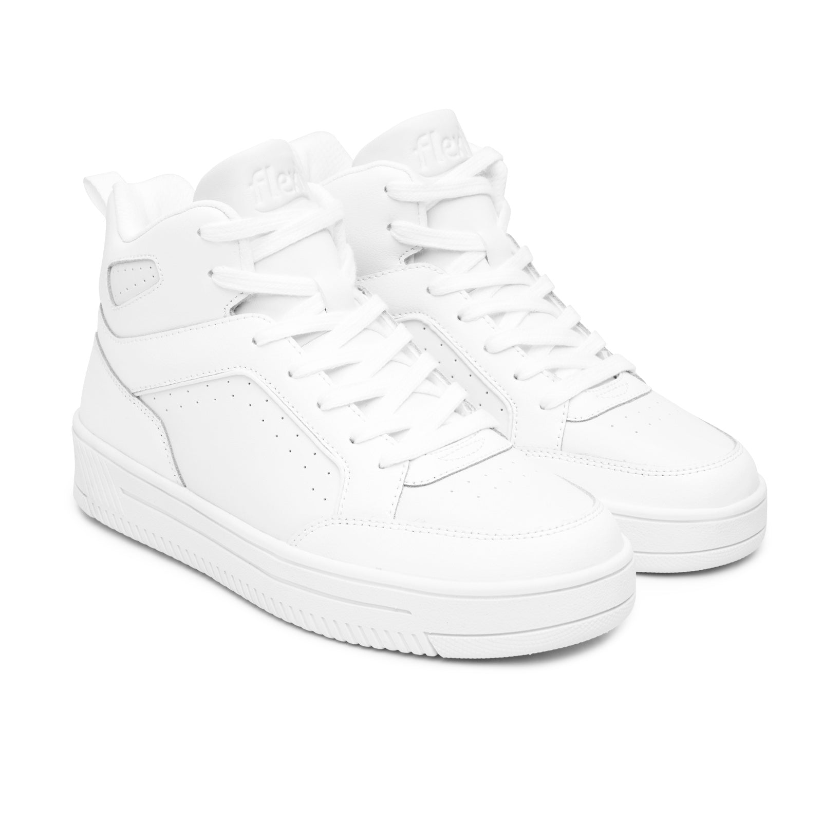 Tenis de Bota Urbano Casual Para Dama Flexi 131606 Blanco