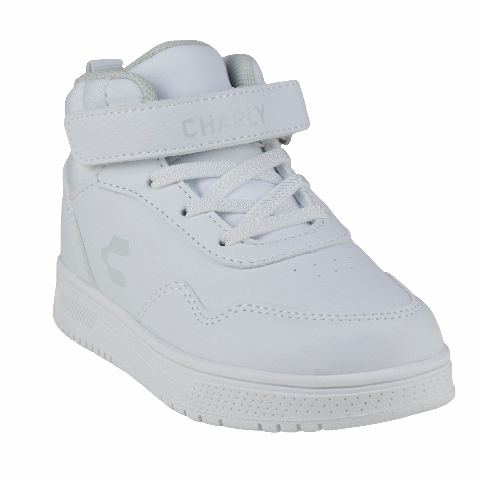 Tenis Escolar Para Niña Niño Charly 1079340 Blanco