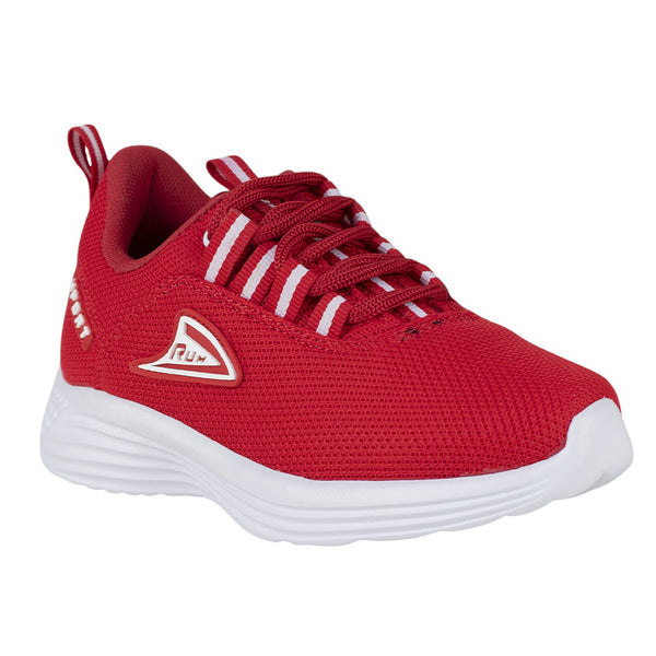 Tenis Deportivo Para Niño Run Premium 380 Rojo Blanco