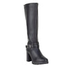 Bota Larga Con Tacon Para Dama Lady Pulina 36803 Negro