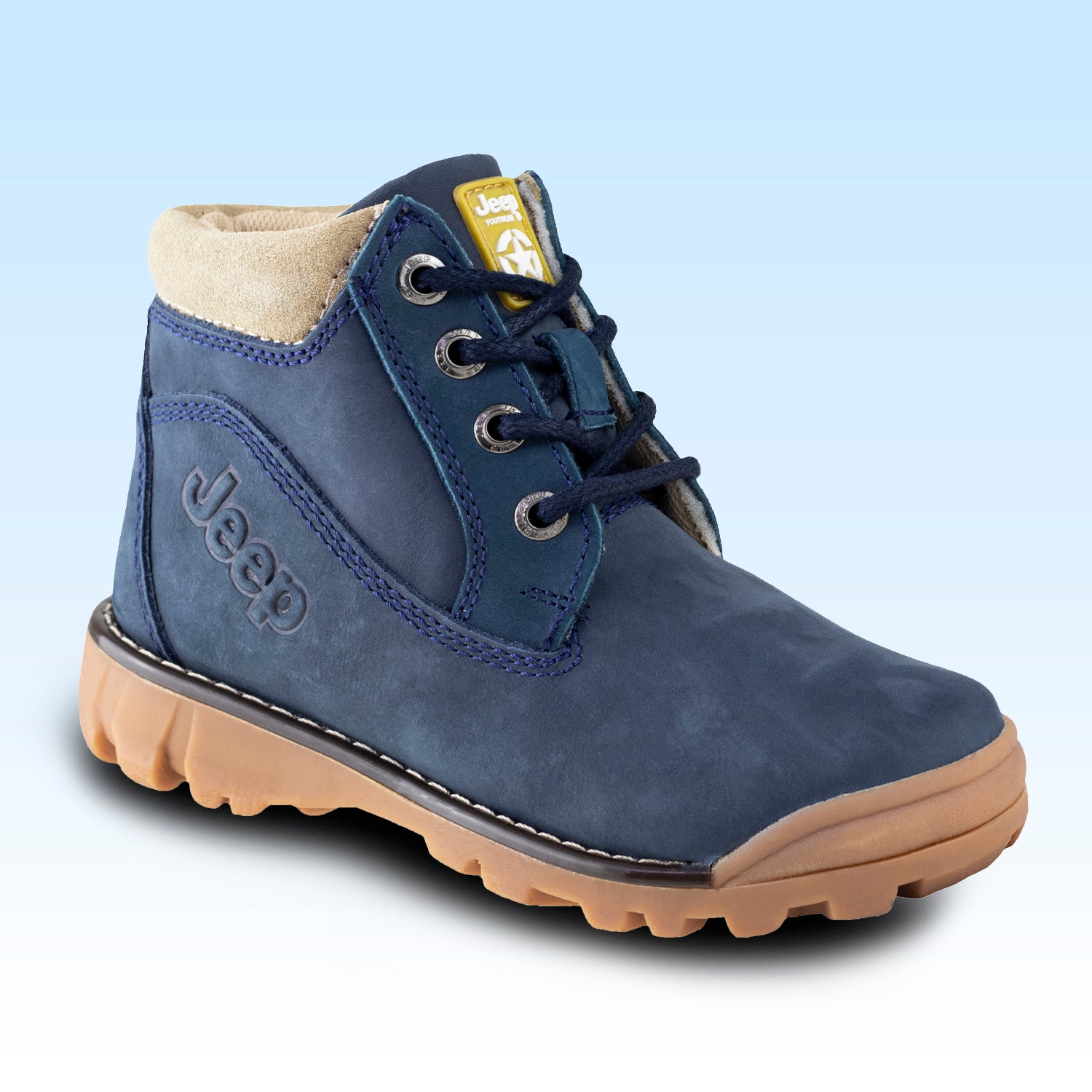 Bota Casual Niño Jeep Commander 15522 Nobuck Marino