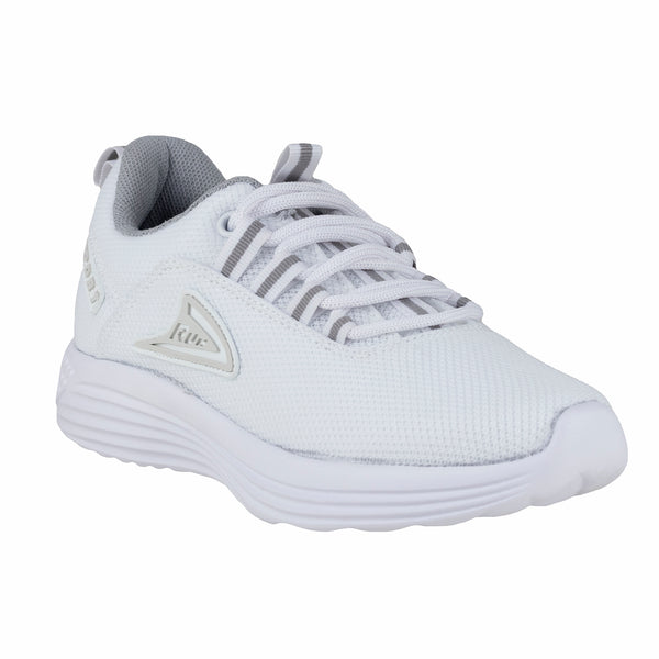 Tenis Running Moda Dama Caballero Up Sport 380 Blanco Gris