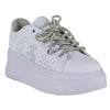 Tenis Urbano Plataforma Mujer Shadow 3014 Blanco Tornasol Pl