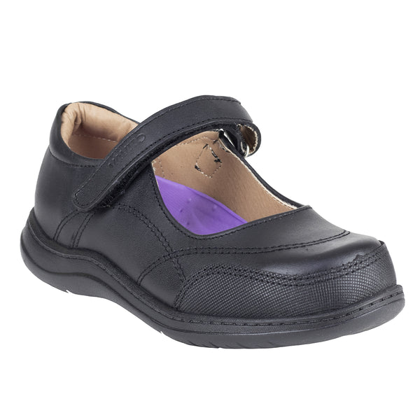 Zapato Escolar Para Niña Vavito 770003 Negro 22-26