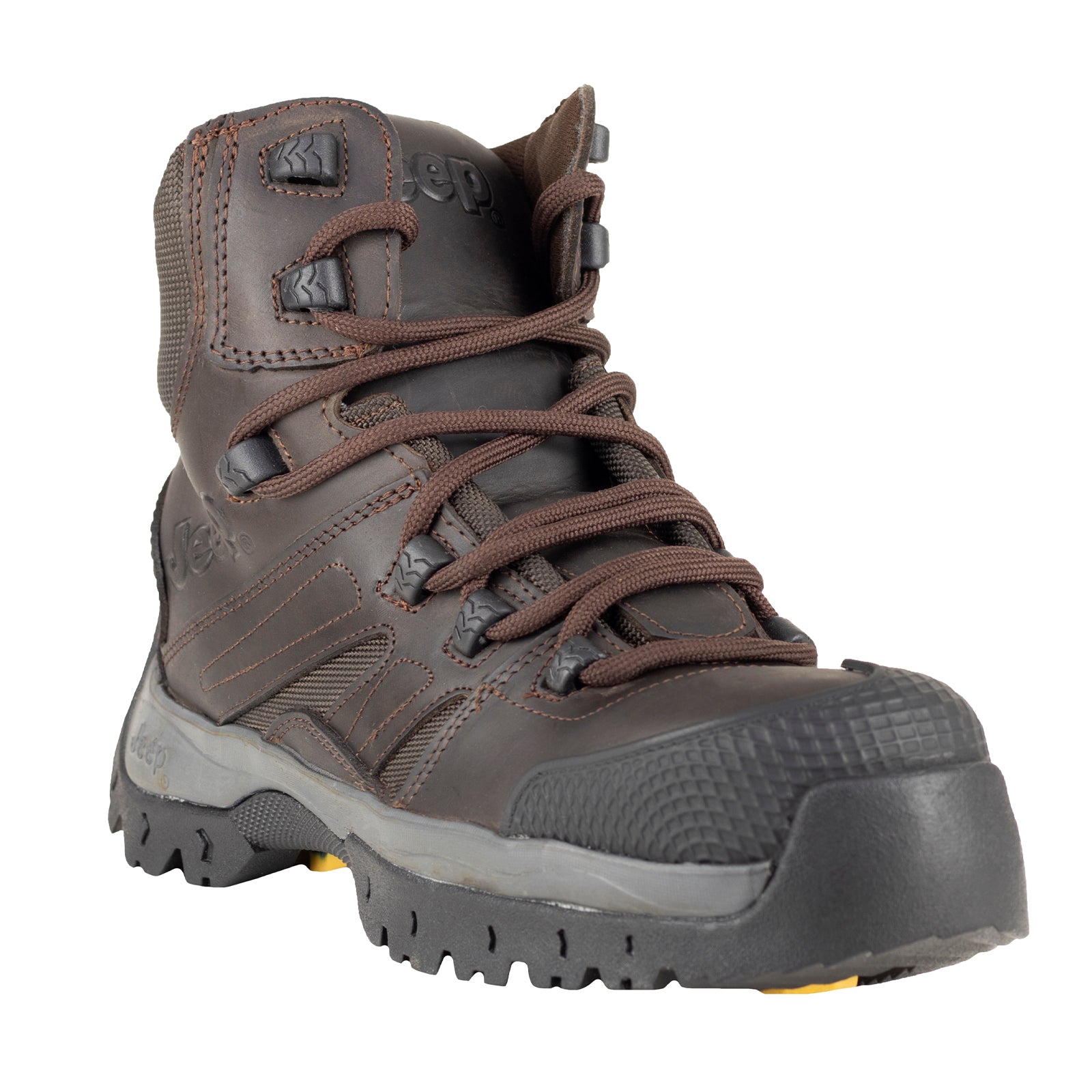 Bota Industrial Dieléctrica Tipo II + III PP+D Caballero Jeep 3567 Café