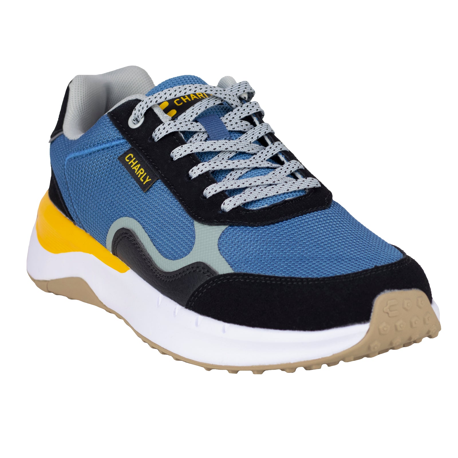 Tenis Confort Casual Charly Para Caballero 1086711 Azul Negro