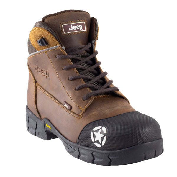 Bota Con Casquillo Para Hombre Jeep 5128 Roble