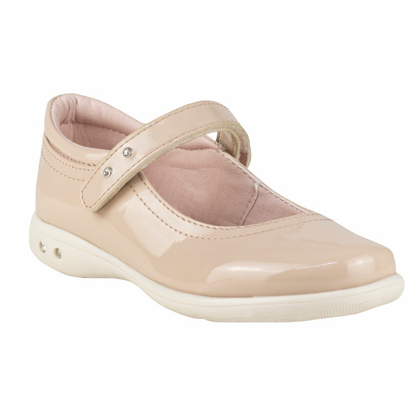 Zapato de Charol Para Niña Chabelo C883-A Beige 22-23