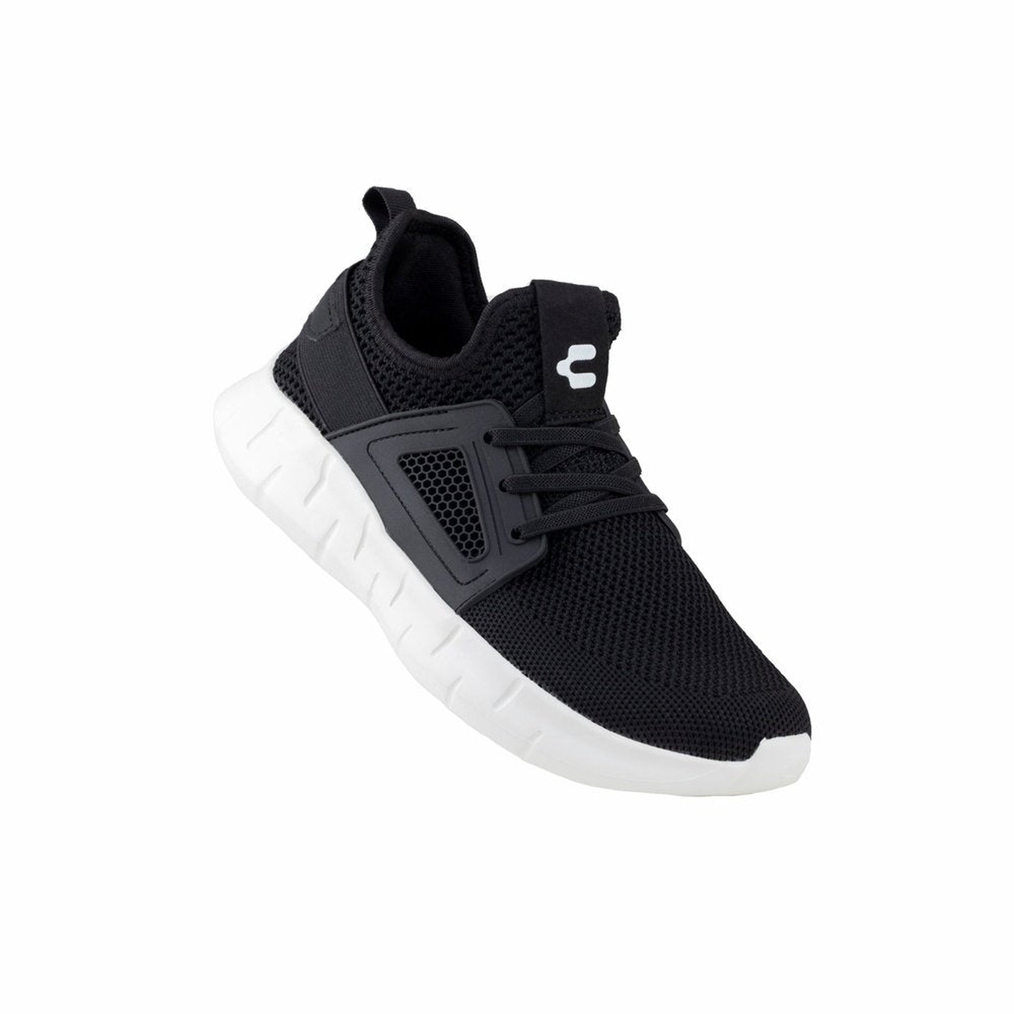 Tenis Charly Kairos Walking Unisex 1086009 Negro Blanco