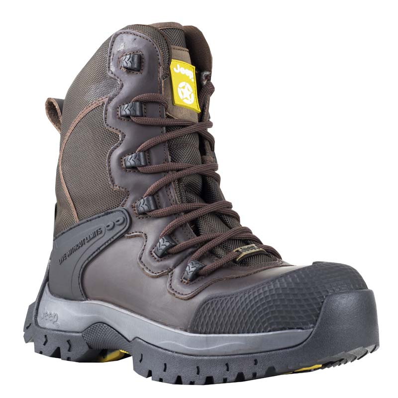 Bota Industrial Tipo II PP Caballero Jeep Wrangler 3561 Café