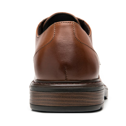 Zapato Derby Formal Casual Para Caballero Flexi 419407 Tan