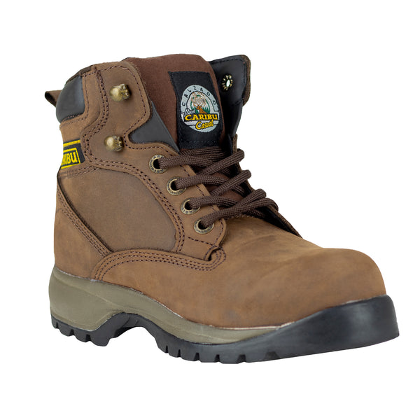 Bota Industrial Tipo II PP Dama Caribu Lady Work 798 Café