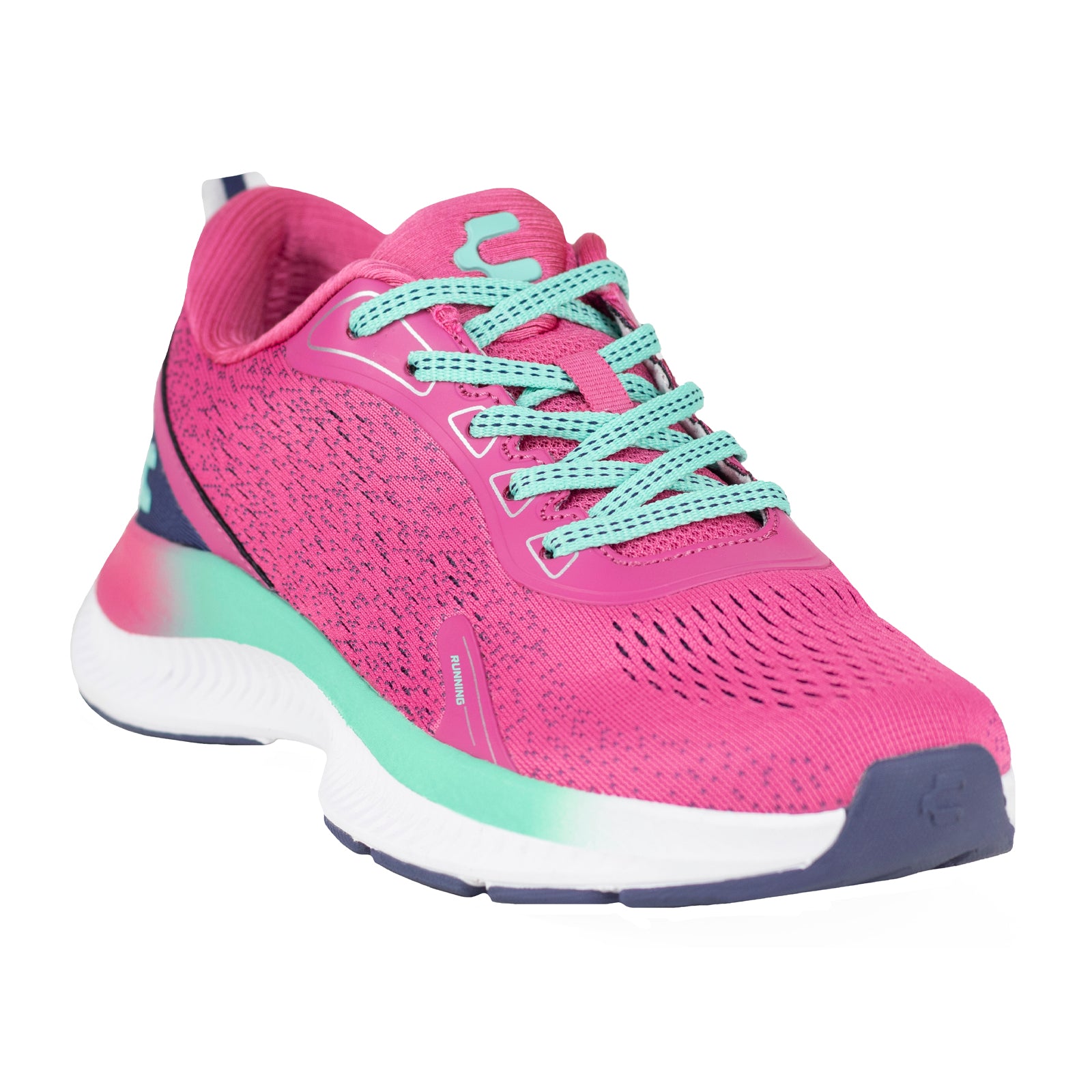 Tenis Running Para Dama Charly 1059556 Fiusha Aqua