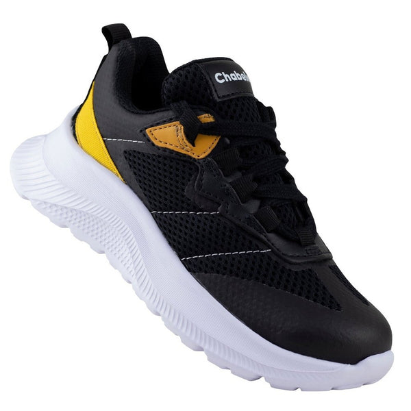 Tenis Deportivos Running Niño Chabelo C97-B Negro 18-21.5