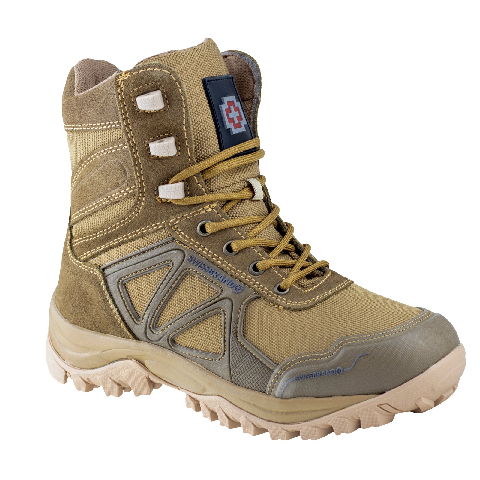 Bota Táctica Industrial Tipo I (Ocupacional) Caballero Swissbrand Uzwil 990 Hueso