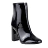 Botin Con Tacón Dama Lady Paulina Lotta 10504 Negro Charol