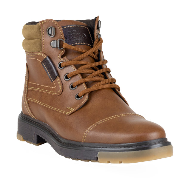 Bota Casual Caballero Capa De Ozono 654301 Cogñac