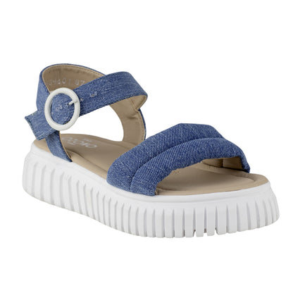 Sandalia Casual Dama Capa de Ozono 634601 Cielo