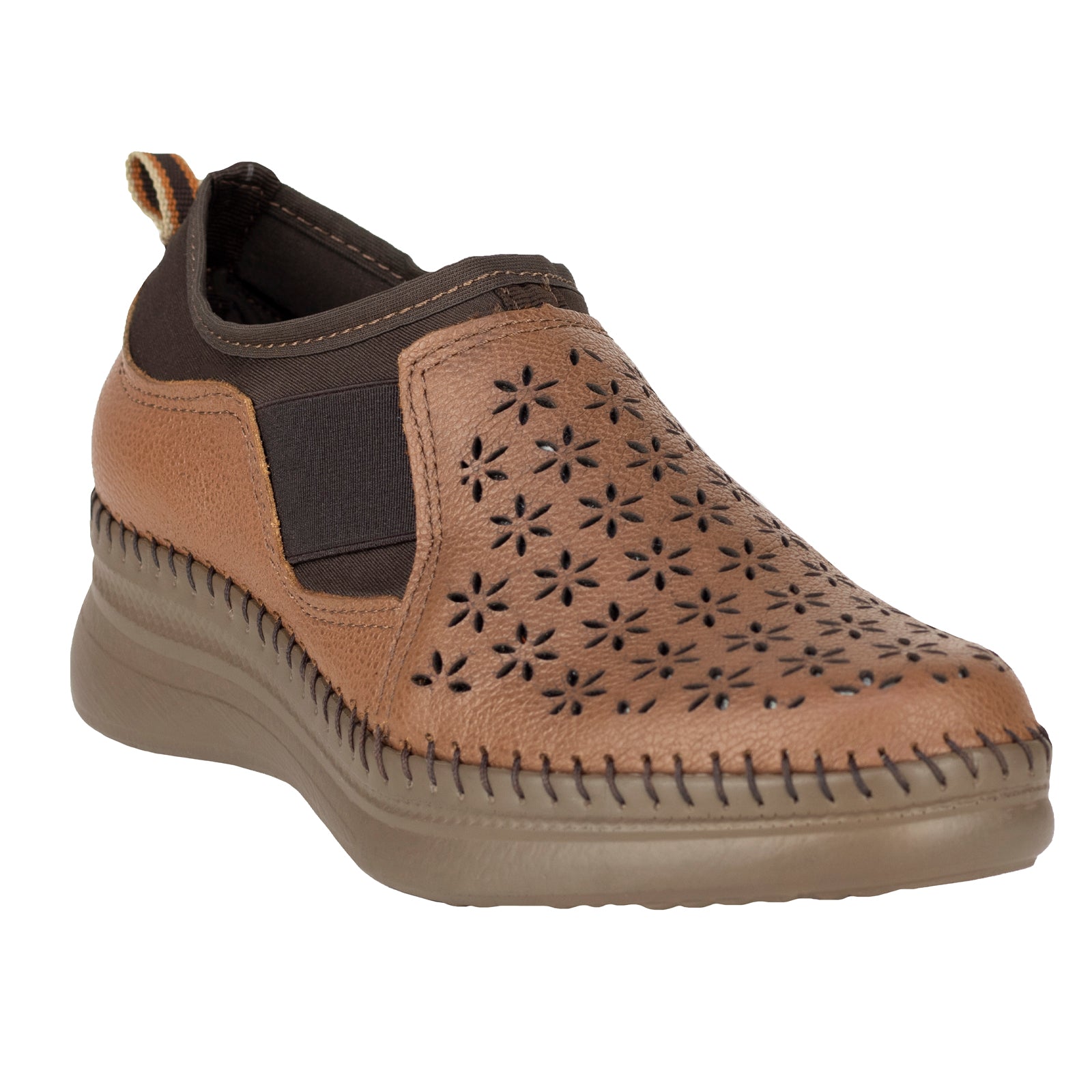 Zapato Mocasín Casual Confort Para Dama Lobo Solo 4991 Miel
