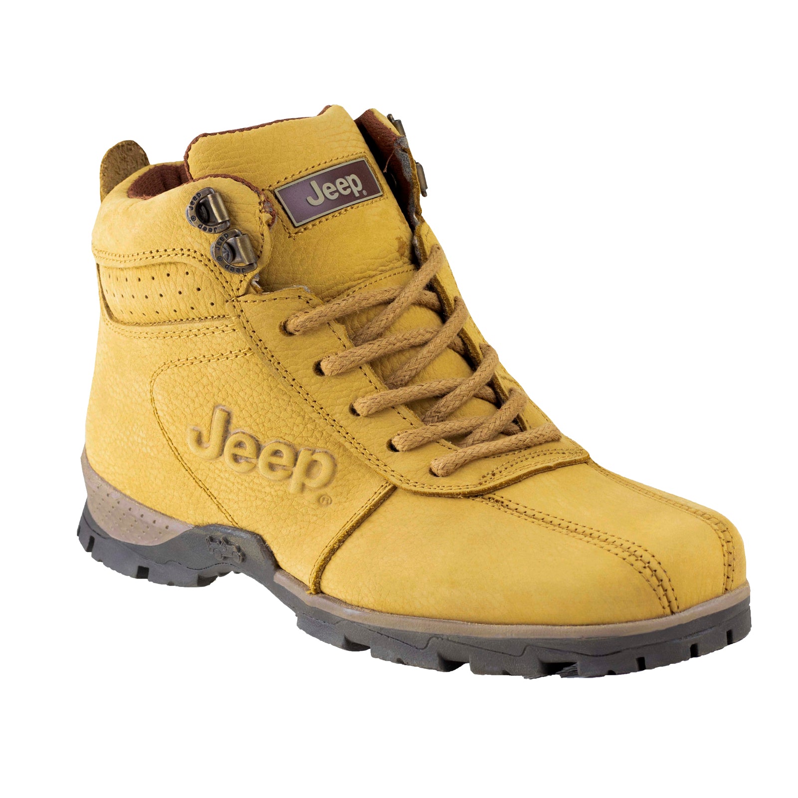 Bota Comoda Para Caballero Jeep 10427 Nobuck Miel