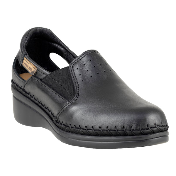 Mocasin Confort Para Dama Lobo Solo 4728 Negro