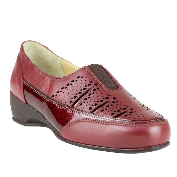 Zapato Para Pie Diabético Dama Clinicus 3099 Rojo