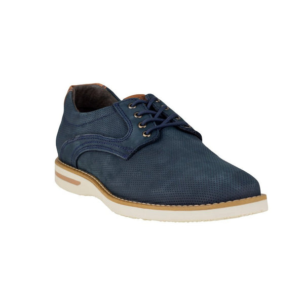 Zapato Hombre Derby Semivestir Gino Cherruti 6059 Nob.marino