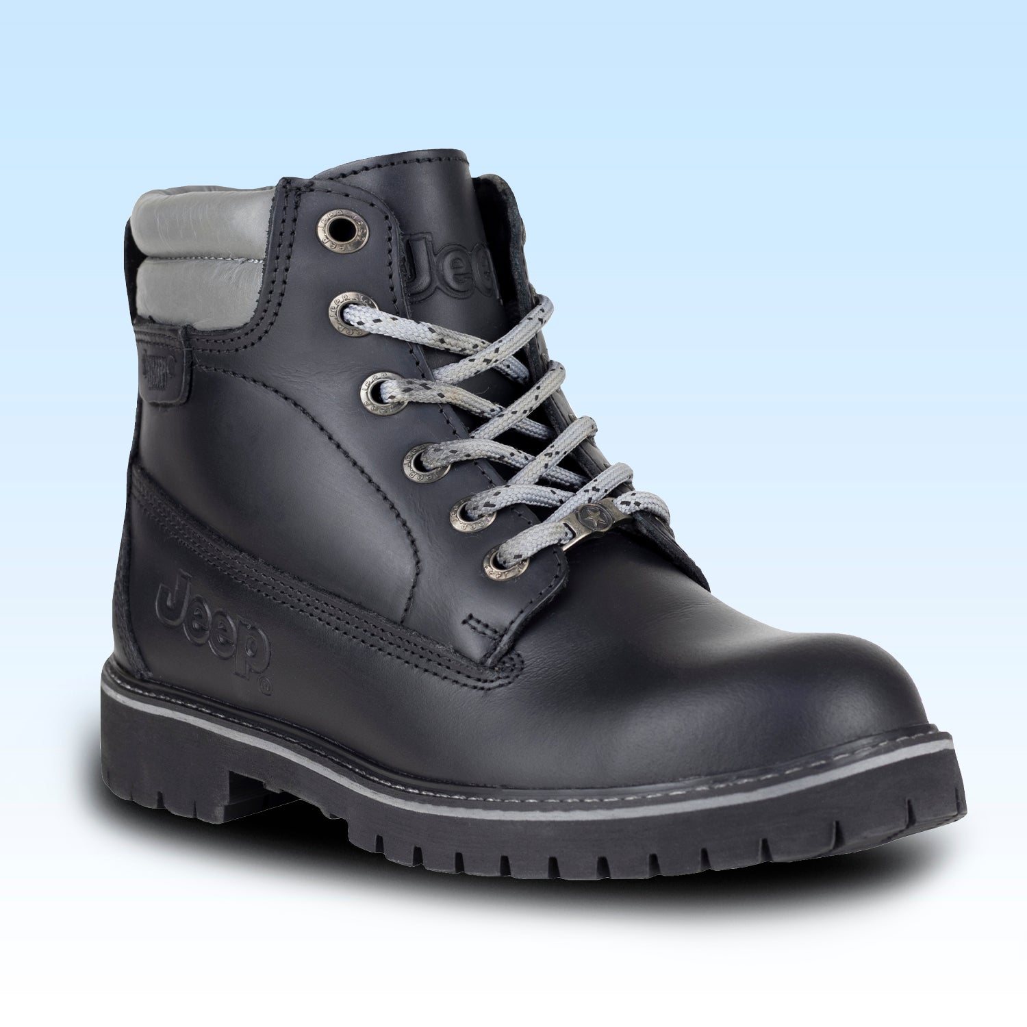 Bota Industrial Tipo II (PP) Dama Jeep Fleetvan 10750 Crazy Negro