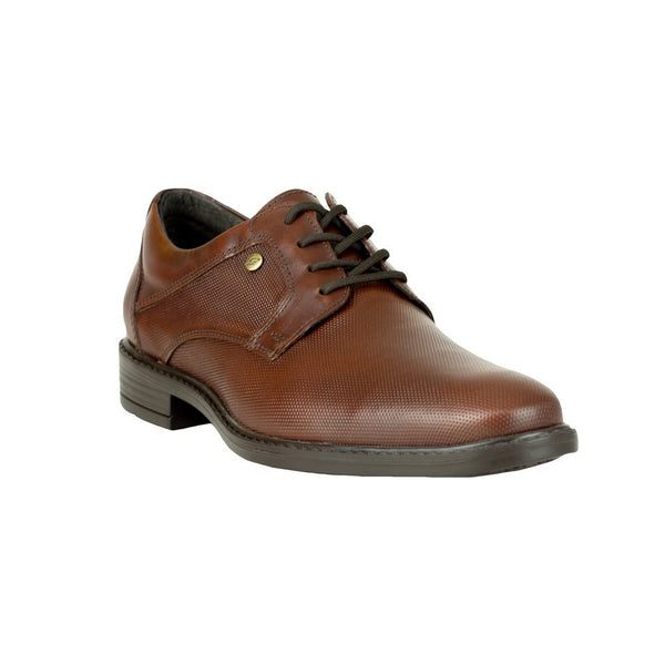 Zapato Oxford Hombre De Vestir Gino Cherruti 226 Caoba Piel