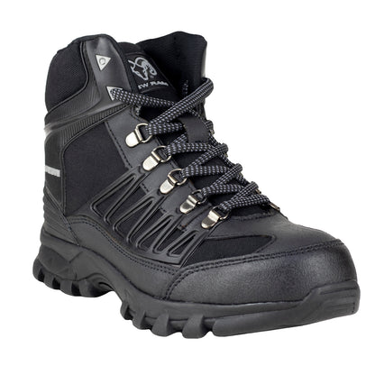 Bota Industrial Casco Acero Para Hombre New Ram 9588 Napa Negro