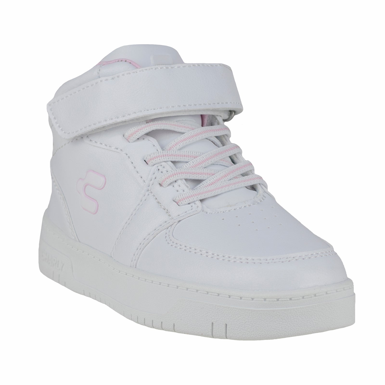 Tenis Bota Escolar Bota Para Niña Charly Kids 1079416 Blanco Rosa