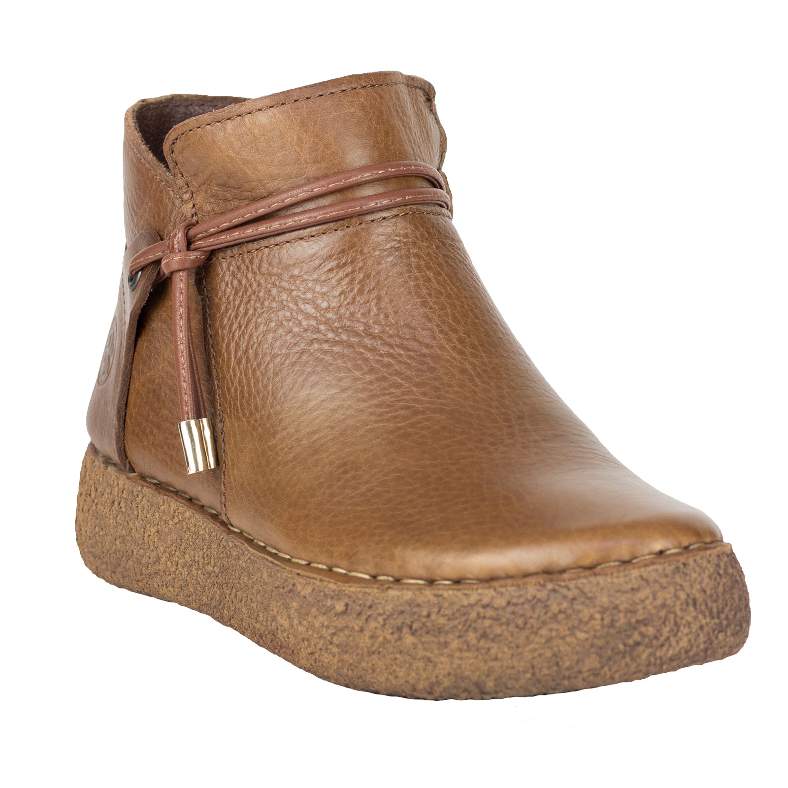 Botín Casual de Marca Lobo Solo Para Dama 4828 Camel