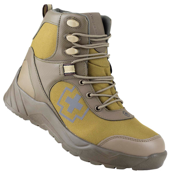 Bota Táctica Industrial Tipo I Ocupacional Caballero Swissbrand Brienz 491 Verde Olivo