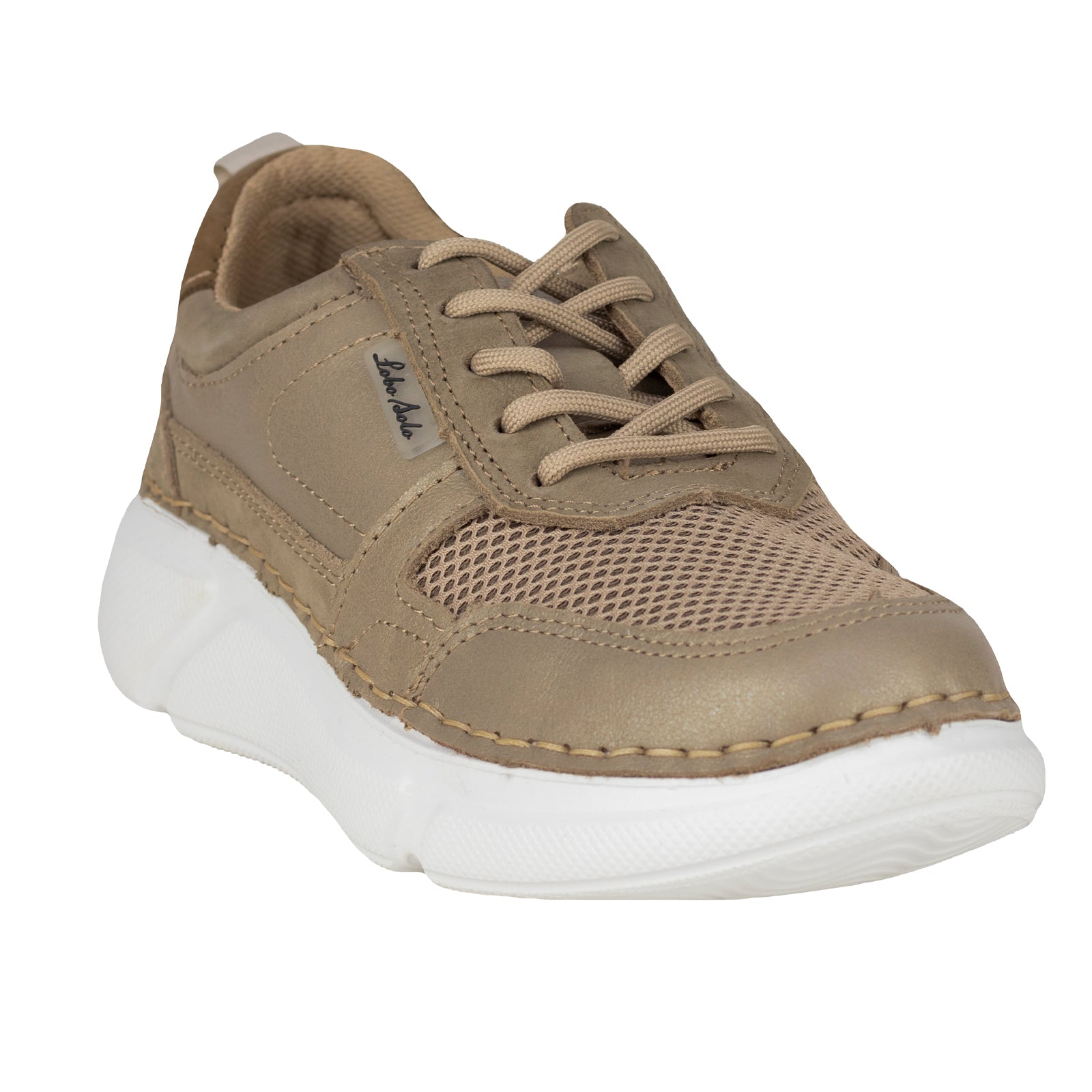 Tenis Confort Tejidos a Mano Para Dama Lobo Solo 4662 Sand