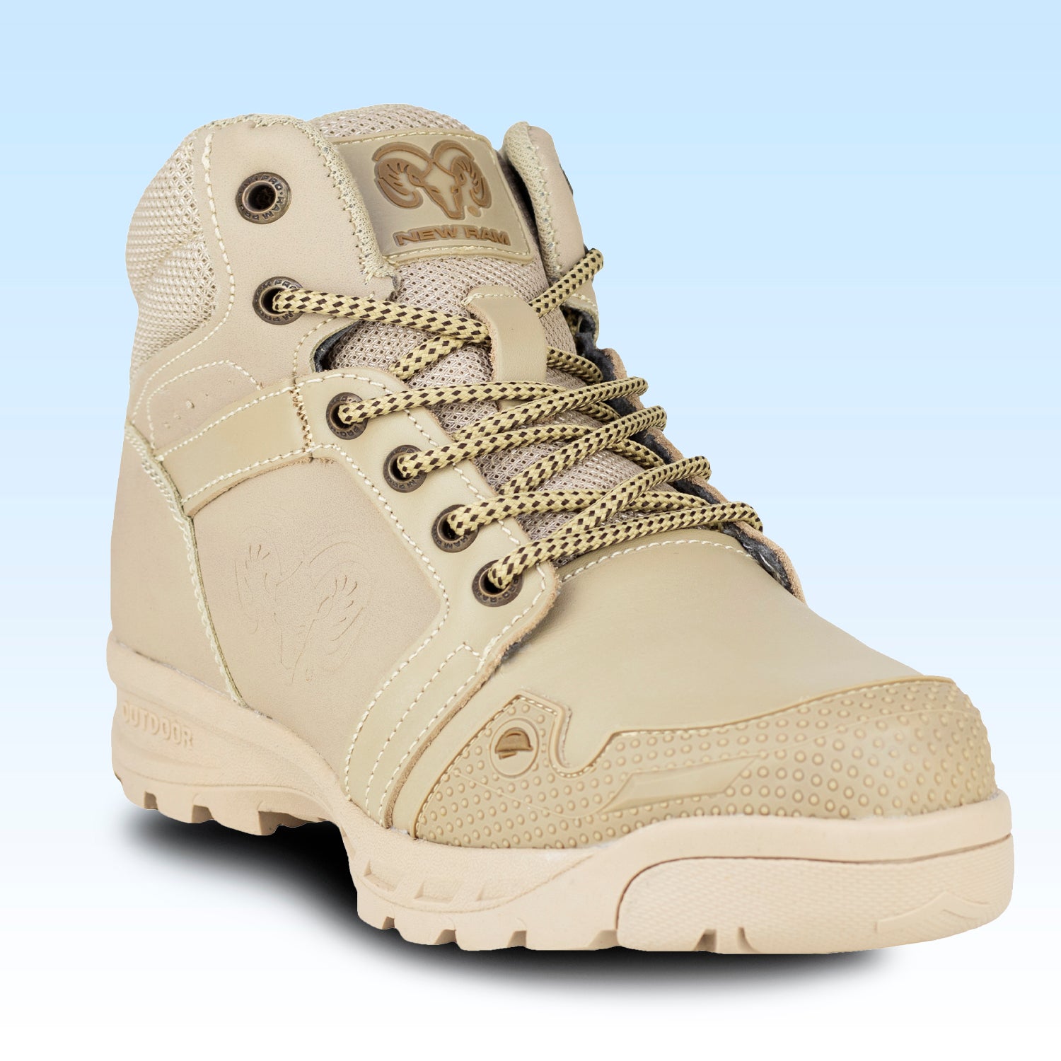 Bota de Seguridad Casco Poliamida para Caballero New Ram 9253 Avena