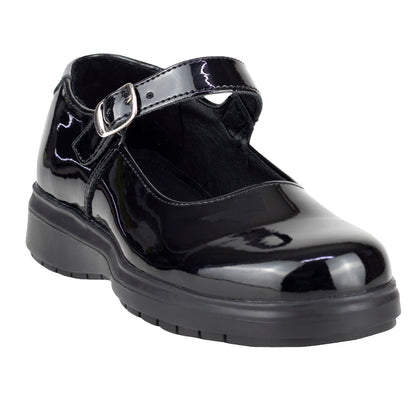 Zapato Escolar Para Niña Green Love 94081 Charol Negro