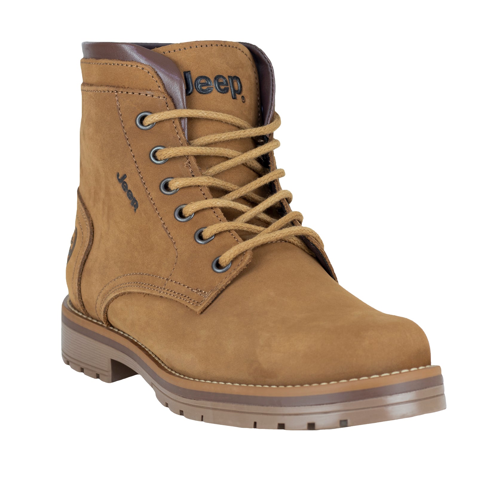 Bota Casual Para Caballero Jeep 10153 Bronce