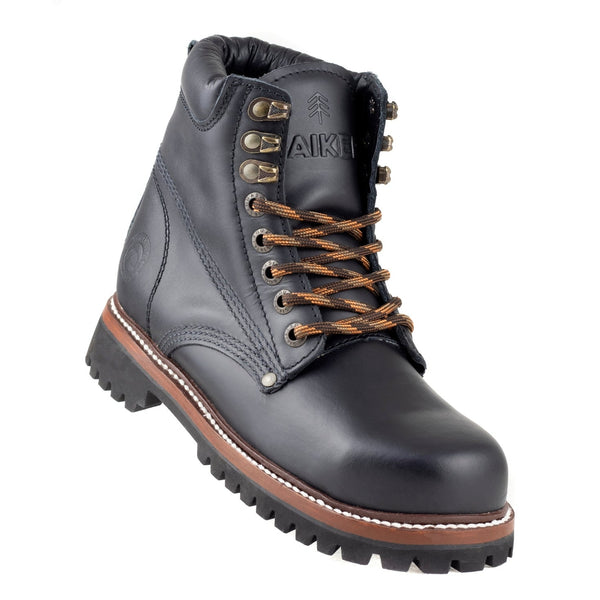 Bota Haiker Con Casquillo Hombre Siete Leguas 2413-AD Negro