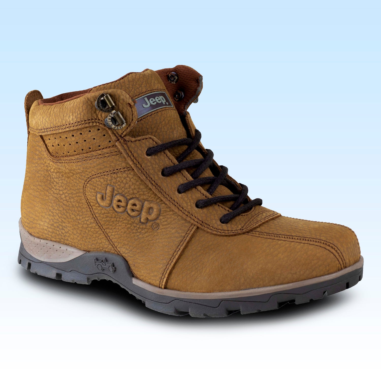Botín Industrial Tipo I (Ocupacional) Caballero Jeep Arkansas 10427 Nobuck Bronce