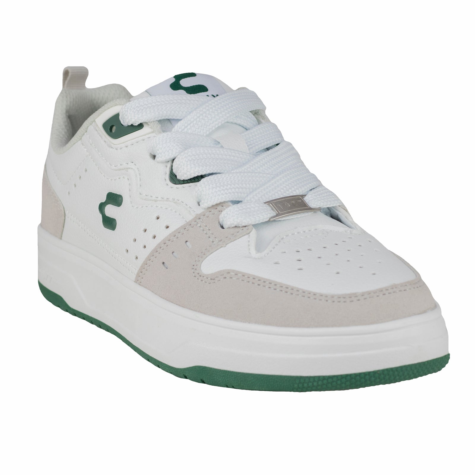 Tenis Choclo Urbano Casual Para Caballero 1087465 Blanco Verde