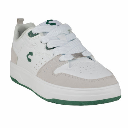 Tenis Choclo Urbano Casual Para Caballero 1087465 Blanco Verde