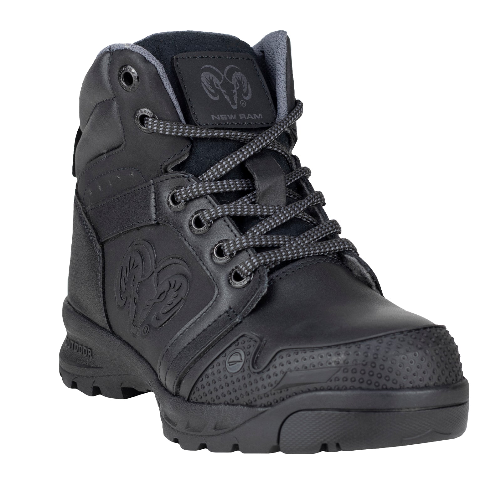 Bota de Seguridad Casquillo Poliamida Para Dama New Ram 9253DA Negro
