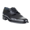 Zapato Oxford Caballero Vestir Suela De Cuero Bond 11216 Negro