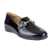 Mocasín Clásico Dama Vicenza 1470 Negro Charol