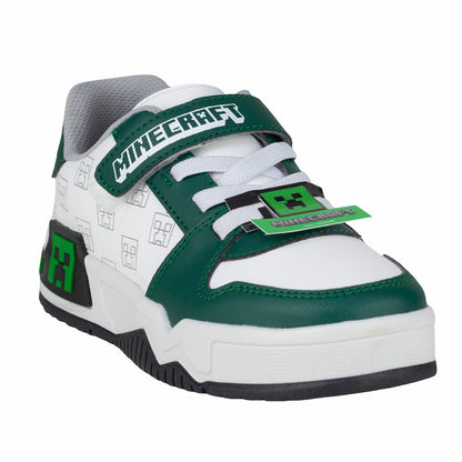 Tenis Choclo Casual Para Niño Creeper Minecraft Yuyin MI4131 Verde