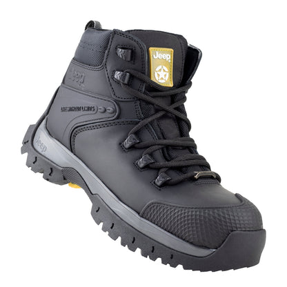 Bota Industrial Tipo II PP Caballero Jeep Wrangler 3560 Crazy Negro