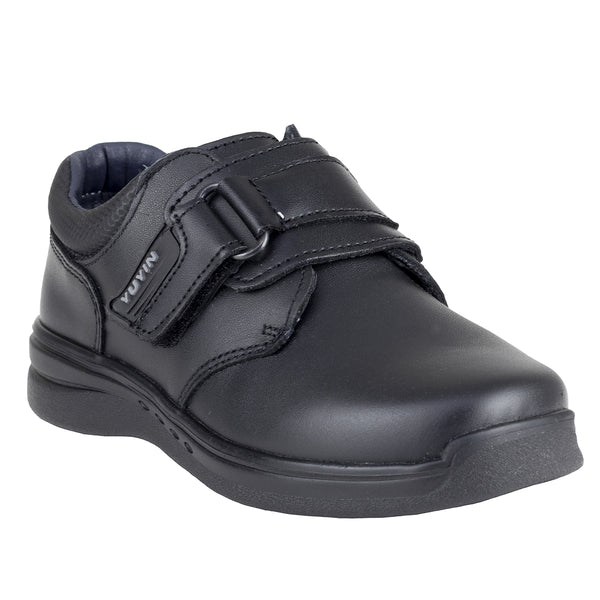 Zapato Escolar Para Niño Yuyin 24313 Negro