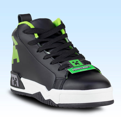 Tenis de Bota Casual Para Niño Yuyin Minecraft MI4140 Negro
