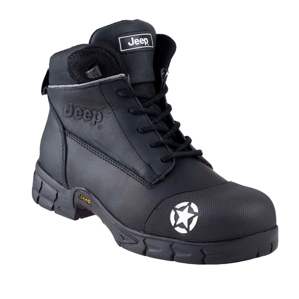 Bota Con Casquillo Para Hombre Jeep 5128 Negro